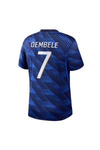 Ranska Ousmane Dembele #7 Jalkapallovaatteet Kotipaita MM-kisat 2026 Lyhythihainen